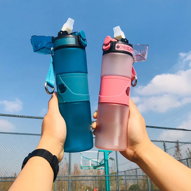 Plastic water cup men's portable outdoor cup anti-fall cup 1
