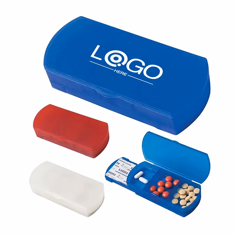 Pill Box with Bandage Dispenser