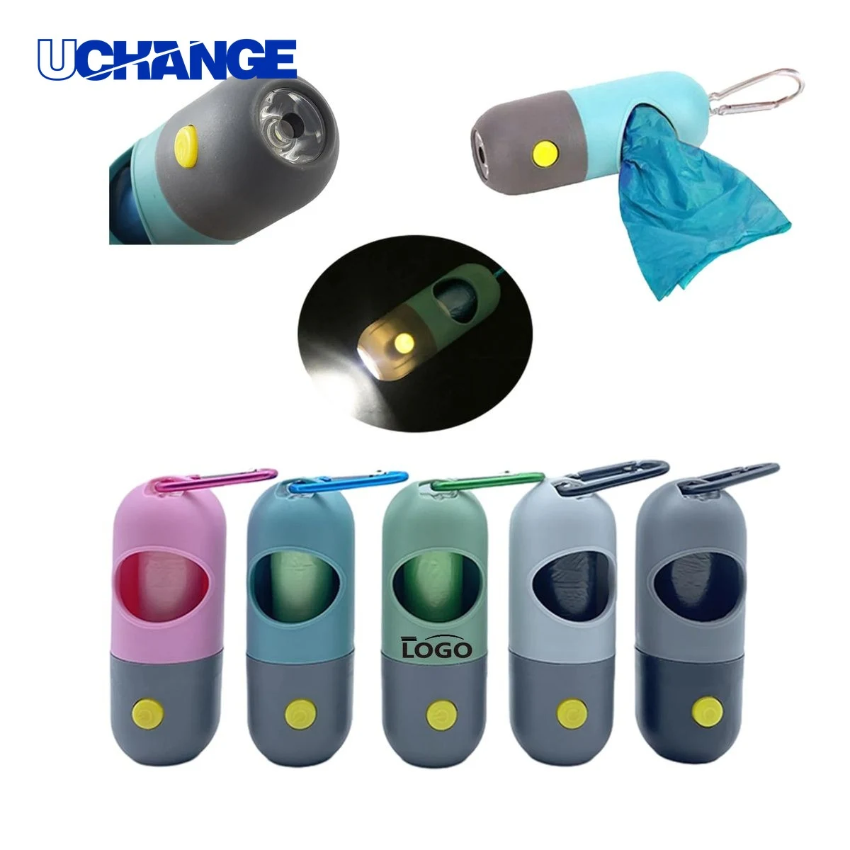 LED Light Dog Poop Bag Dispenser Capsule 1
