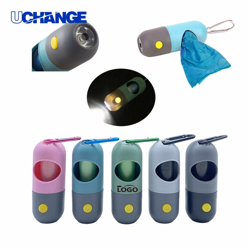 LED Light Dog Poop Bag Dispenser Capsule