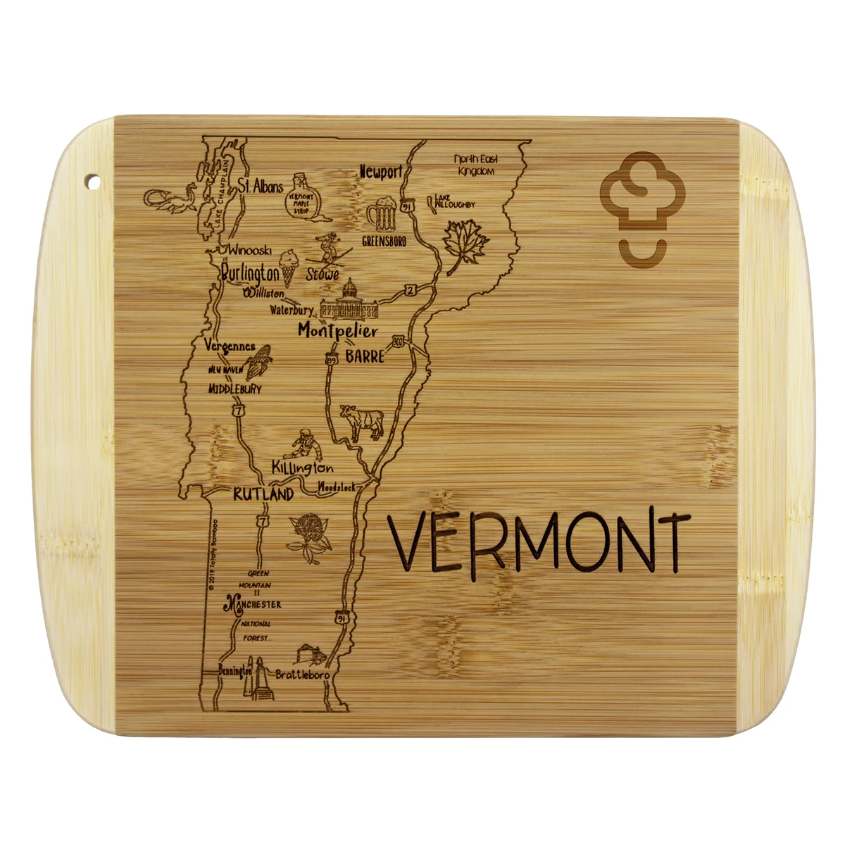 A Slice of Life Vermont Serving & Cutting Board 1