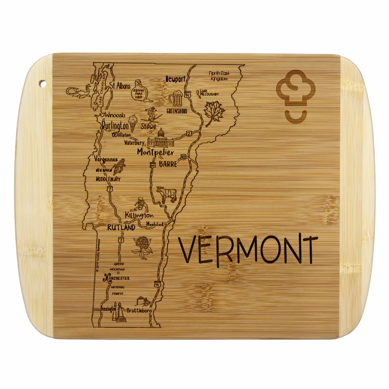 A Slice of Life Vermont Serving & Cutting Board