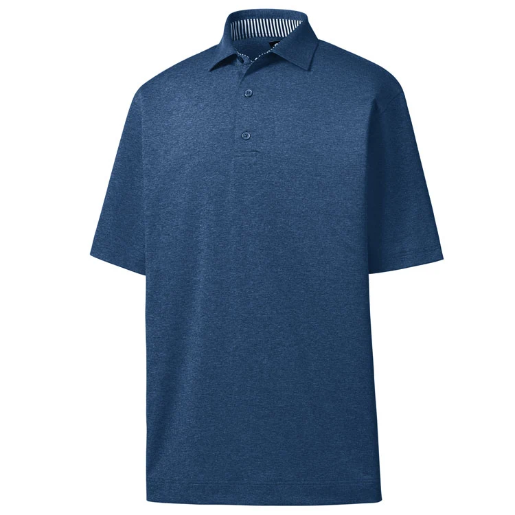 FootJoy ProDry Performance Solid Lisle Polo - Self Collar 1