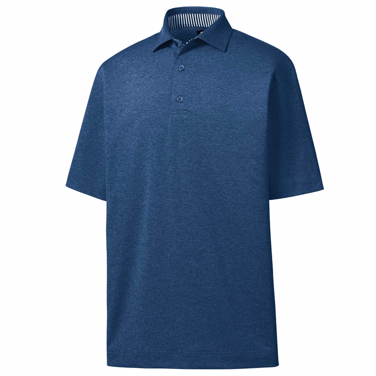 FootJoy ProDry Performance Solid Lisle Polo - Self Collar