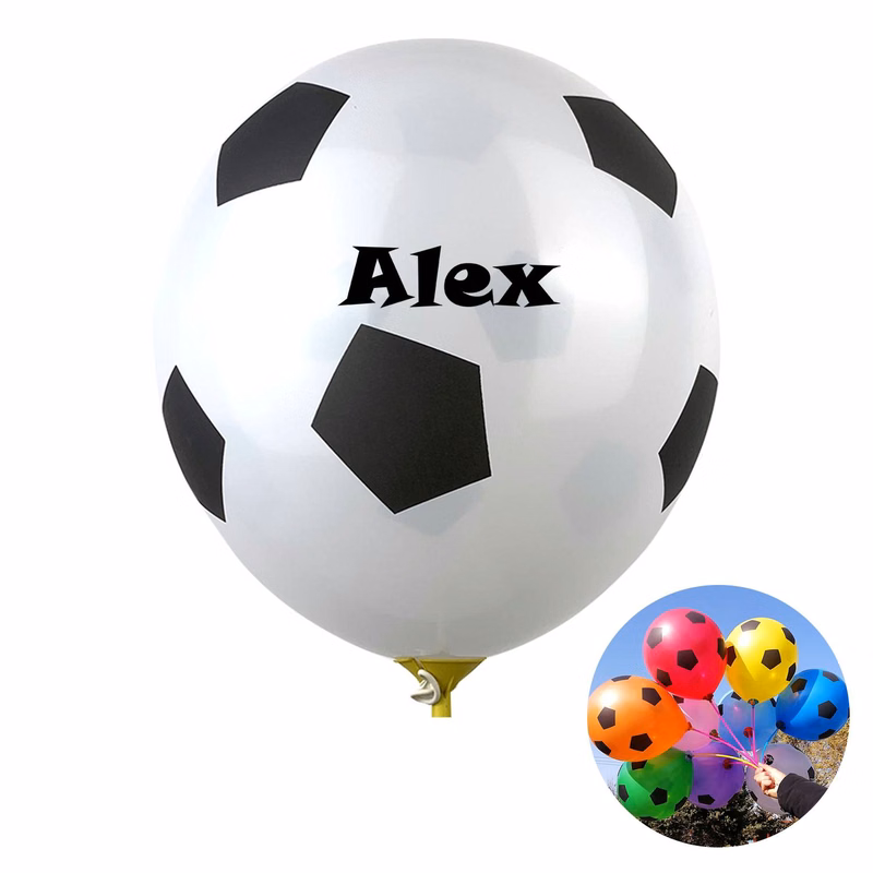 Colorful Football Balloons