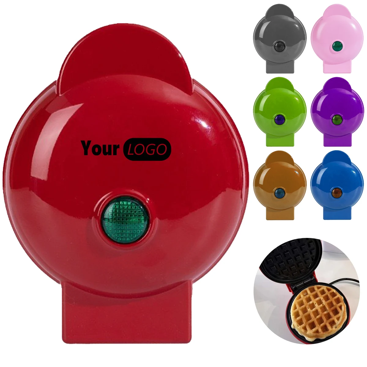 Stainless Steel Mini Waffle Maker 1