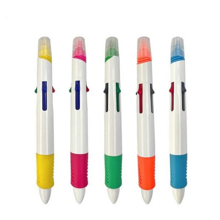 Multi Color Ballpoint Pen with Highlighter 1