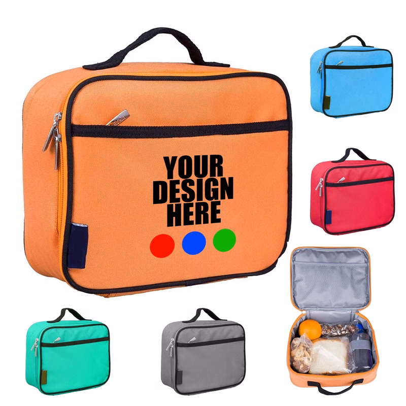 PEVA Insulated Lunch Cooler Bag w/ Handle