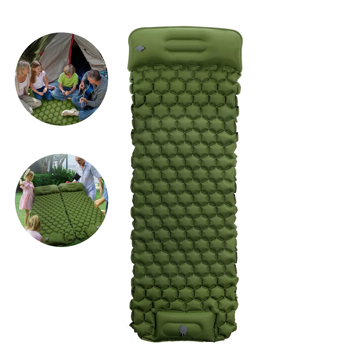 Inflatable Camping Sleeping Pads, custom sports ball with logo imprint 1