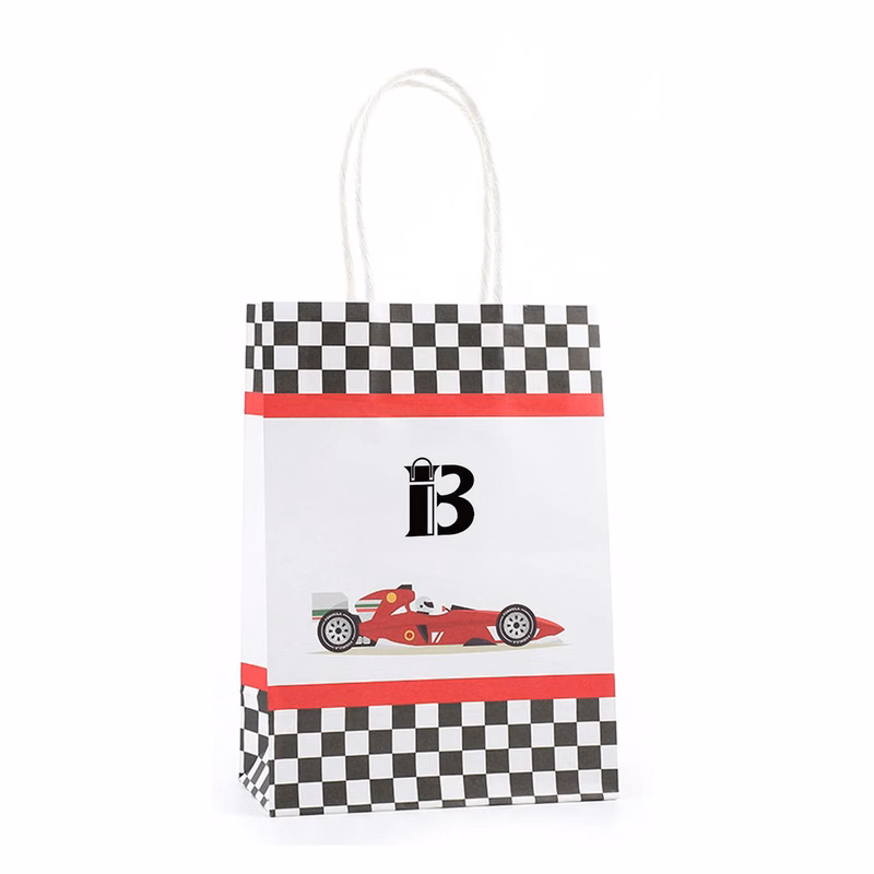kraft paper rectangular tote bag wholesale Personality gift