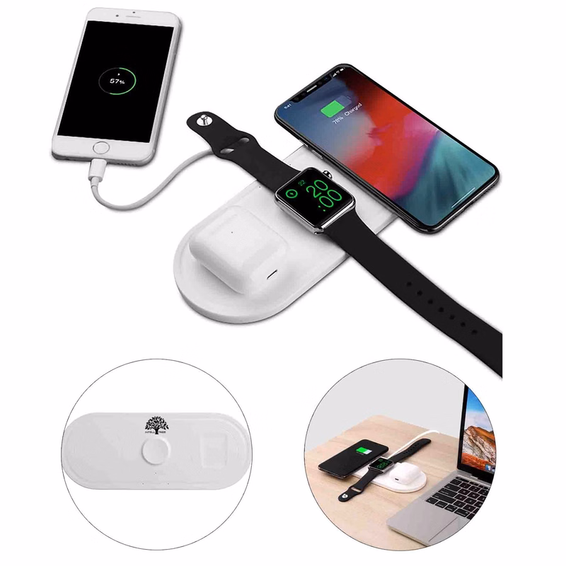 Magnetic 3-in-1 Wireless Charging Station