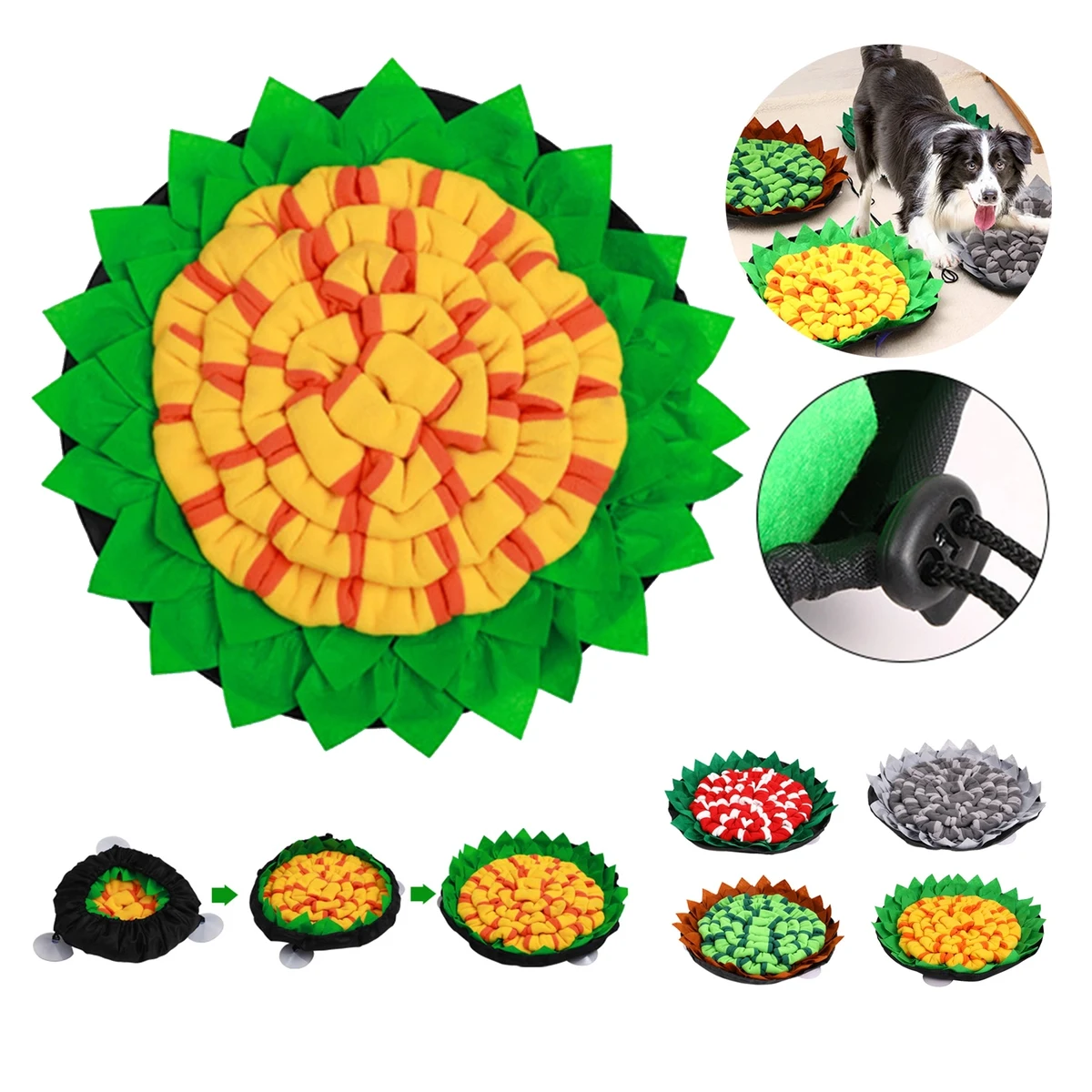 Dog Snuffle Mat Foraging for Feeding Puzzle Toys 1