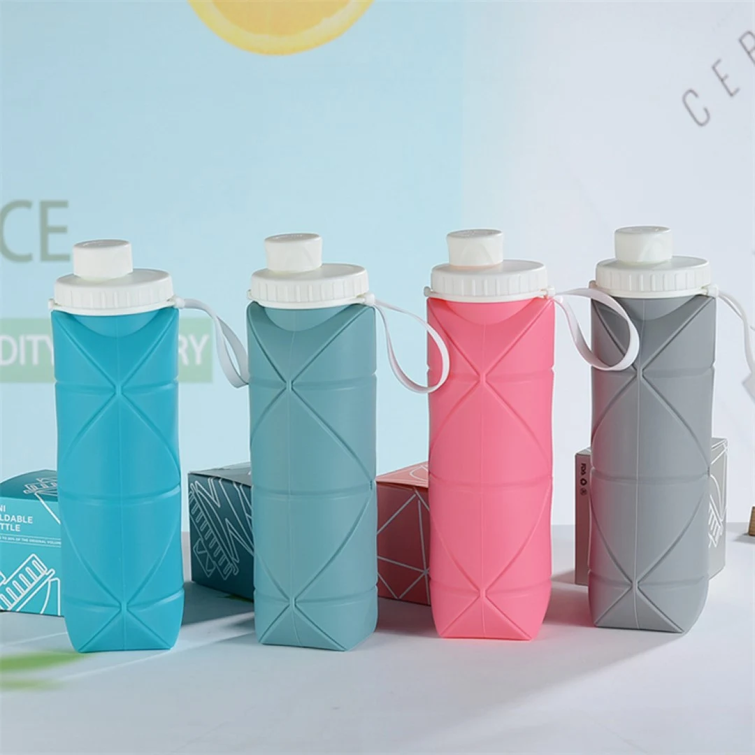 Silicone Foldable Travel Water Bottle 1