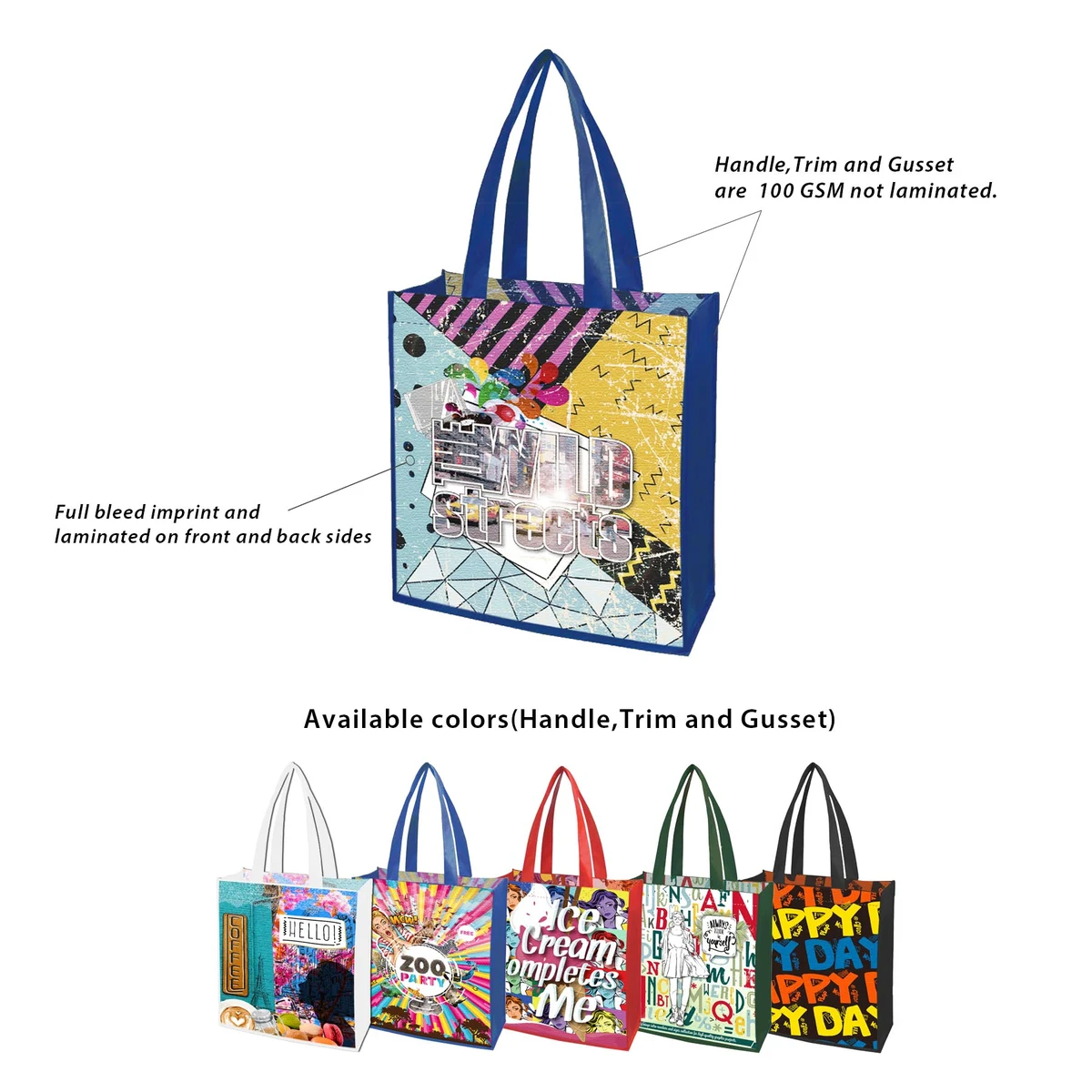 Free Shipping 13 x 15 Small Quantity Custom Laminated Bag 1
