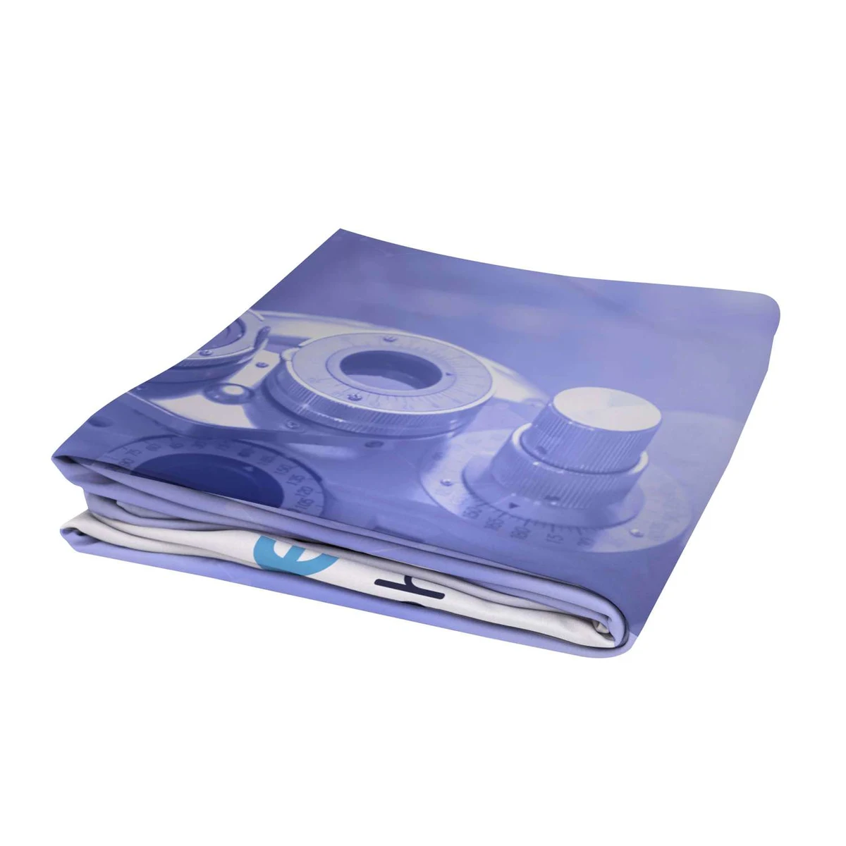 10'W x 90"H EuroFit™ Straight Wall Graphic Cover (Recycled Polyester Knit) 1
