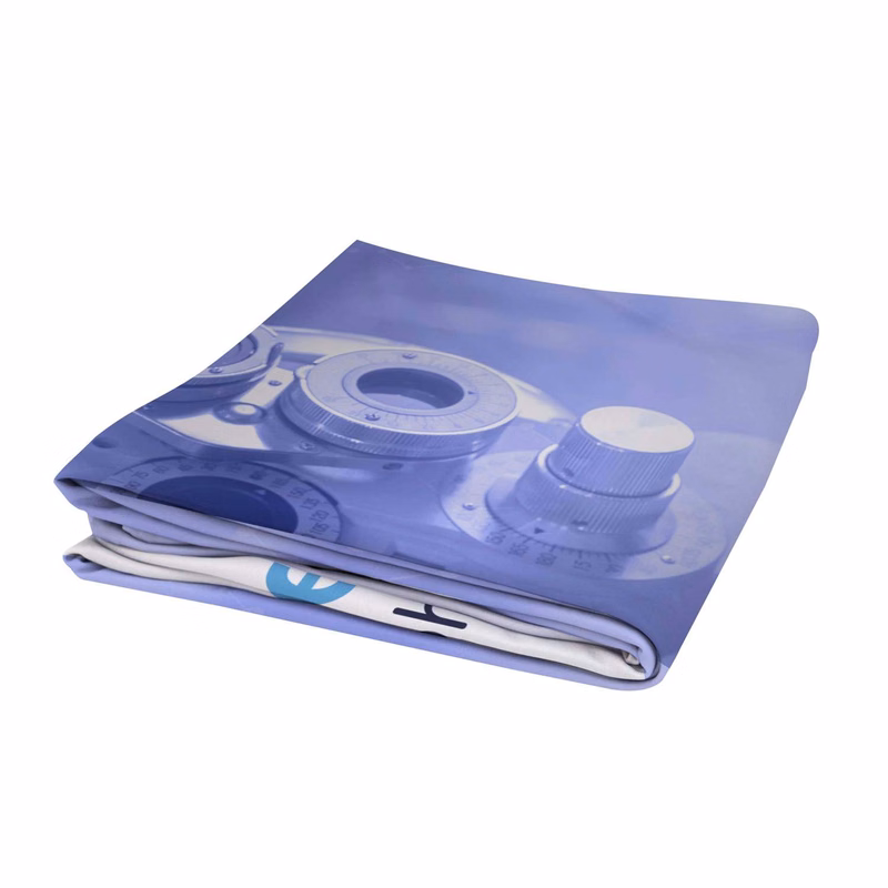 10'W x 90"H EuroFit™ Straight Wall Graphic Cover (Recycled Polyester Knit)