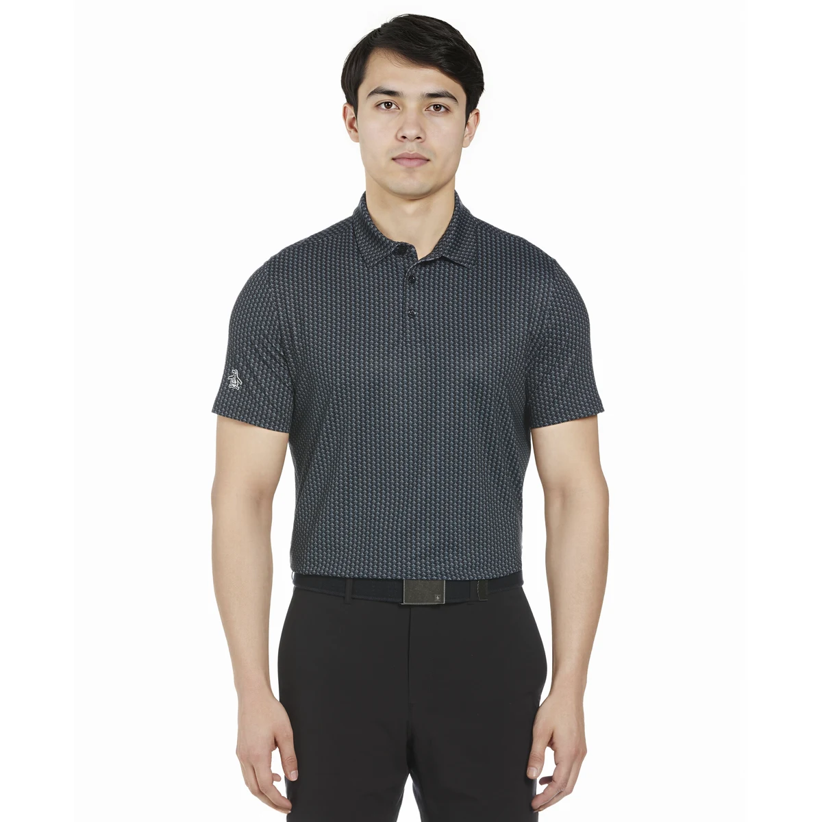Allover Pete Print Golf Polo Shirt 1