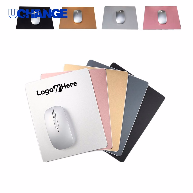 Aluminum Rectangle Mouse Pad Mat for Modern Desks