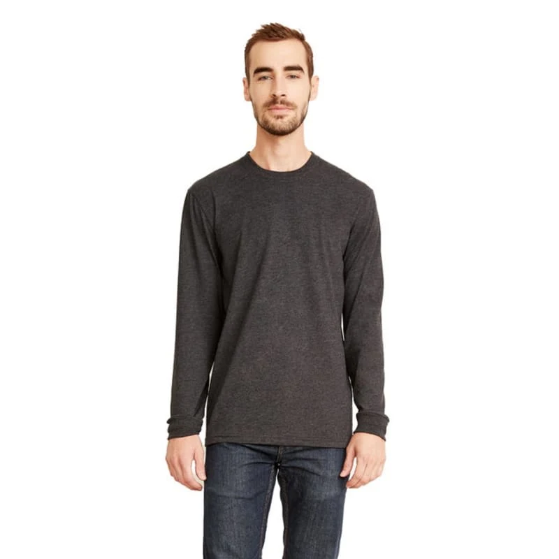 Next Level Unisex Sueded Long-Sleeve Crew 1