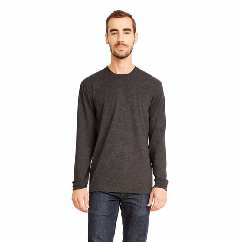 Next Level Unisex Sueded Long-Sleeve Crew