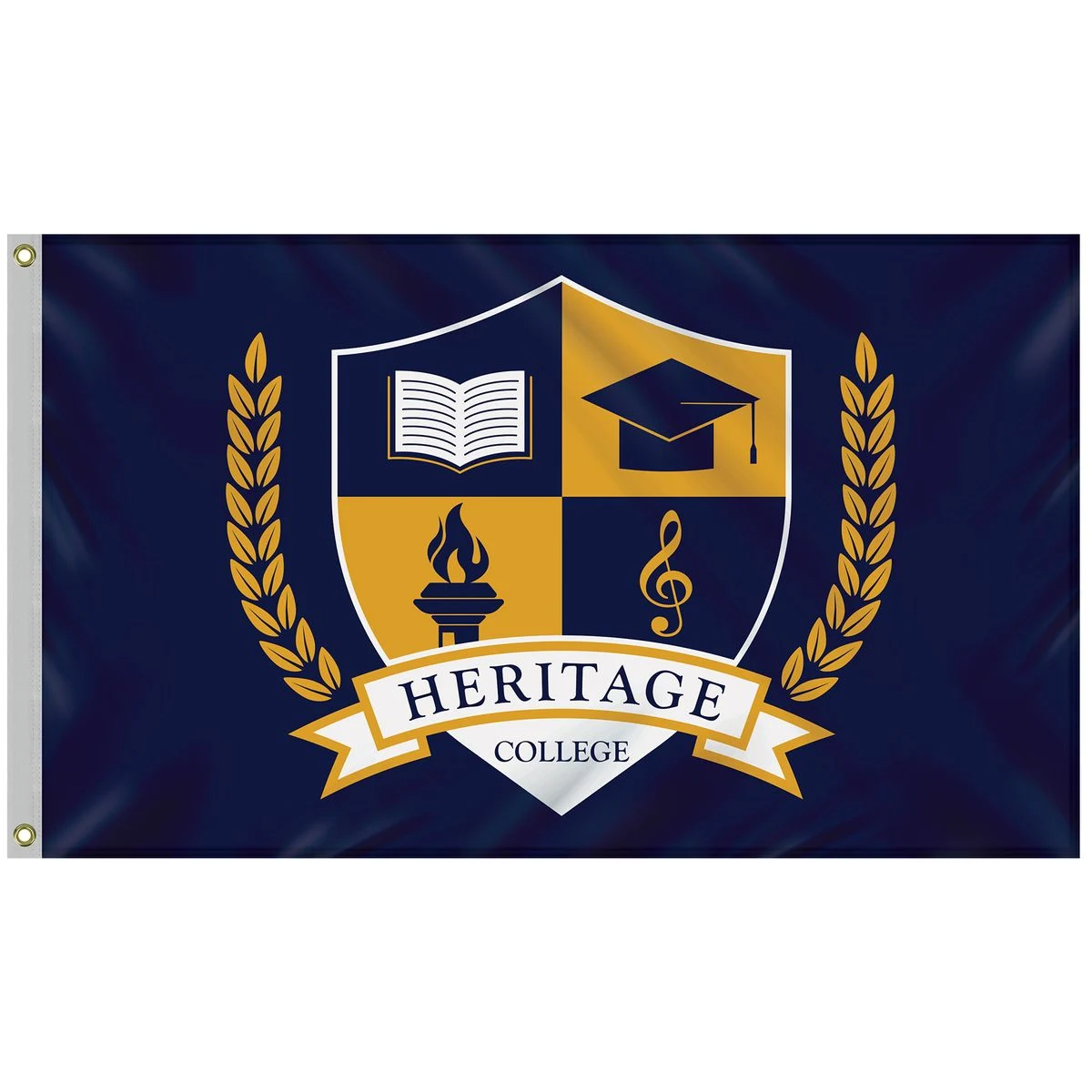 3' x 5' Digitally Printed Single Reverse Spun Polyester Flag 1