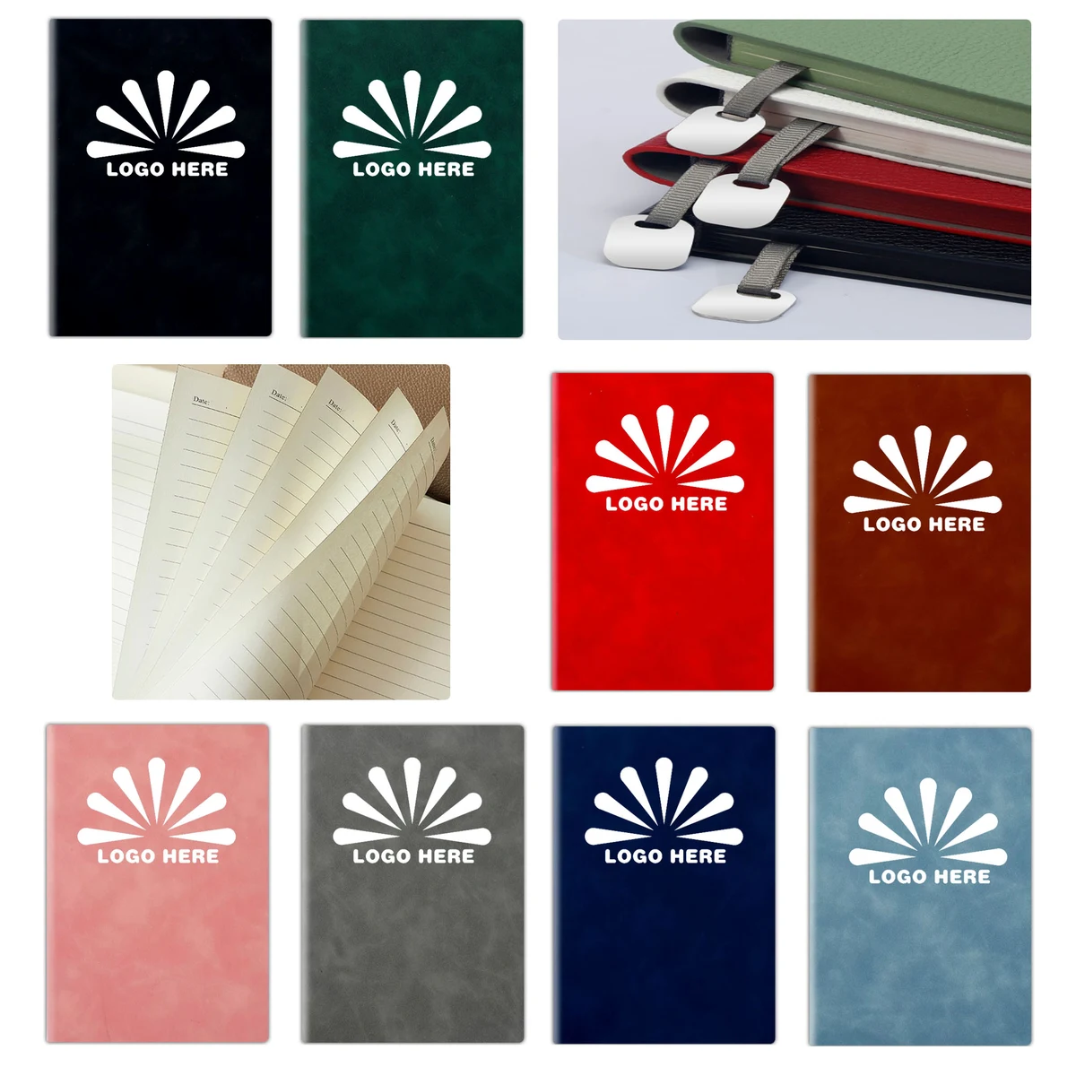 MOQ50 Simulated Leather Business Notebook 1