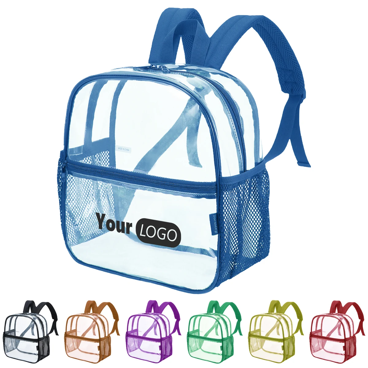 Pvc Custom Clear Backpack For Safety And Style 1