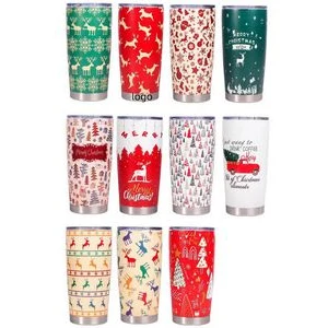20oz Christmas Insulated Tumbler 1