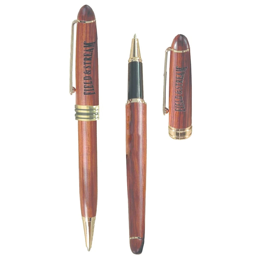 Wooden Illusion Series Ballpoint & Rollerball Pen Set 1