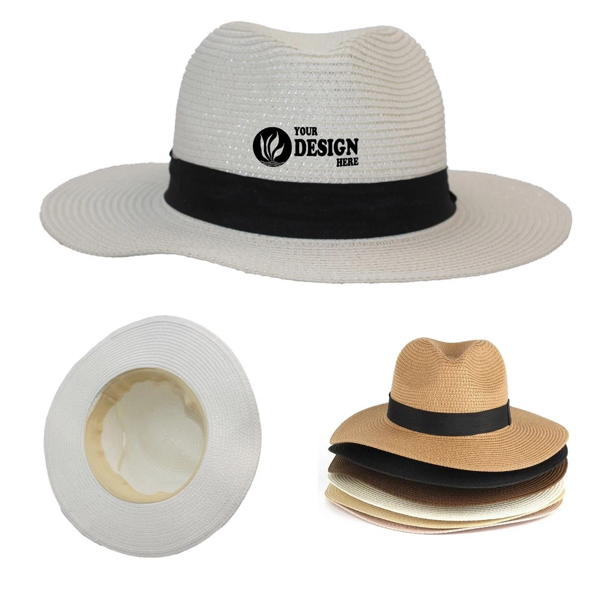 Panama Straw Sun Hat 1