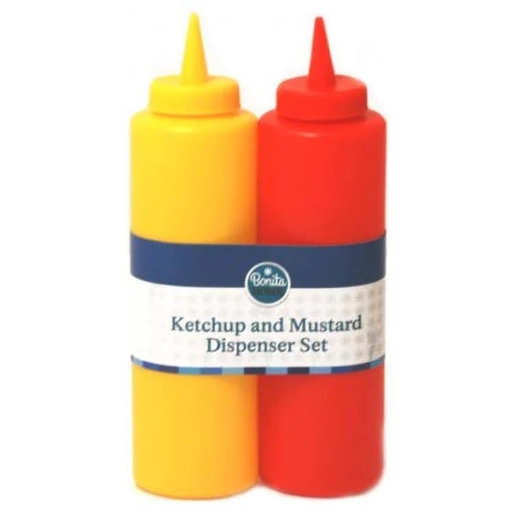 Ketchup & Mustard Bottles - 2 Pack 1