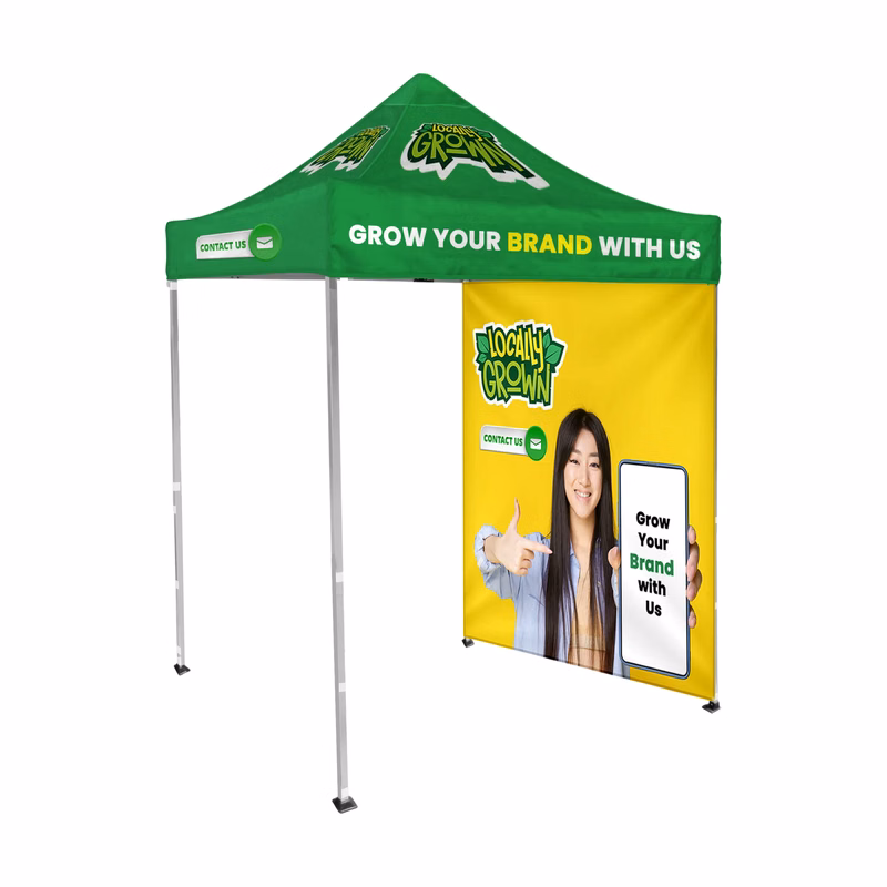 6'x6' Tent Canopy with frame and one full wall