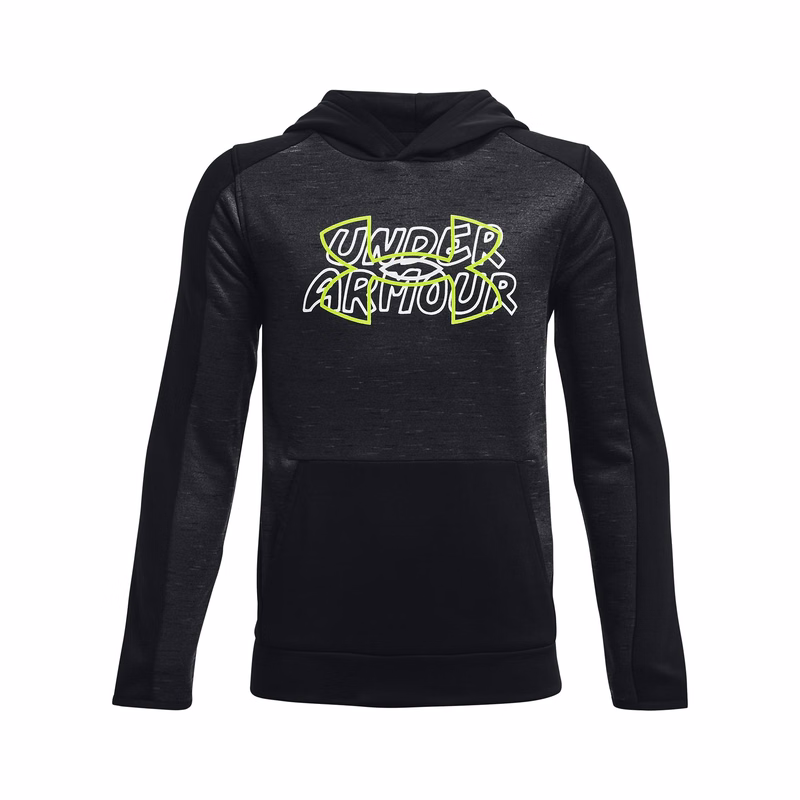 Boys' Armour Fleece Wordmark Hoodie