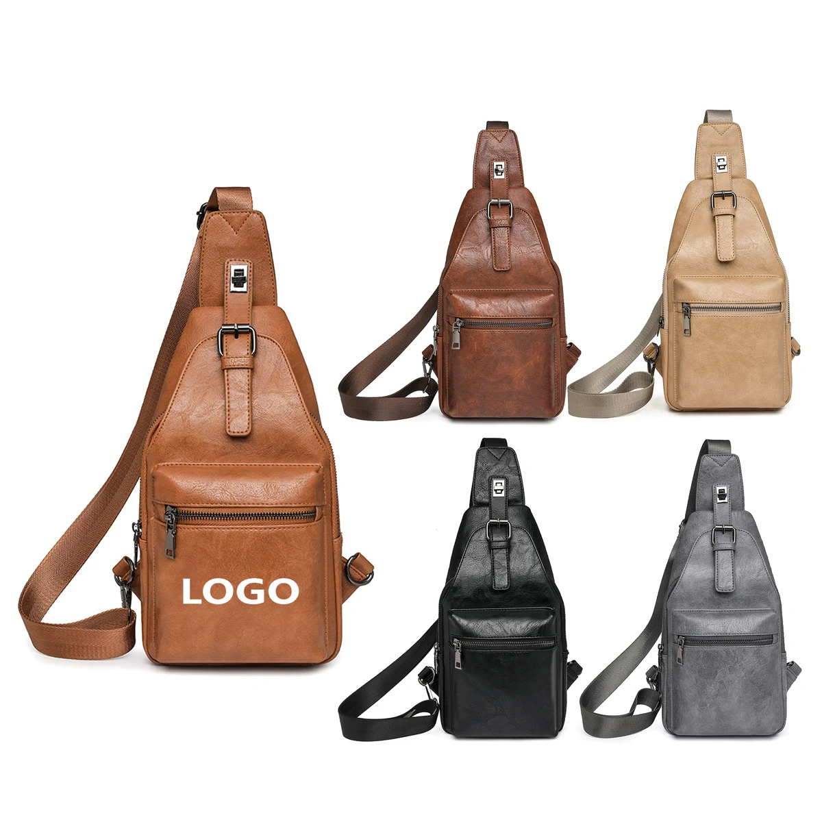 PU Leather Crossbody Sling Bag 1