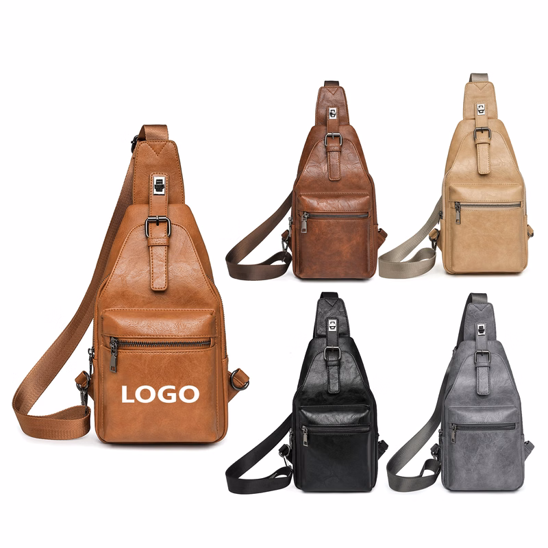 PU Leather Crossbody Sling Bag