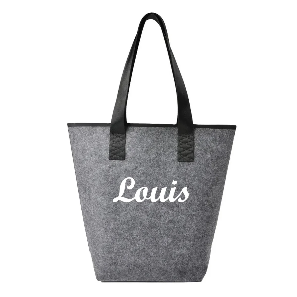 Fashionable Recycled Felt Tote, custom tote bag with logo imprint 1