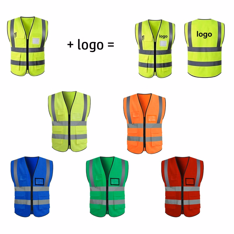 Reflective Safety Vest for Construction and Night Work