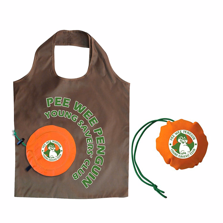 Orange Foldable Tote