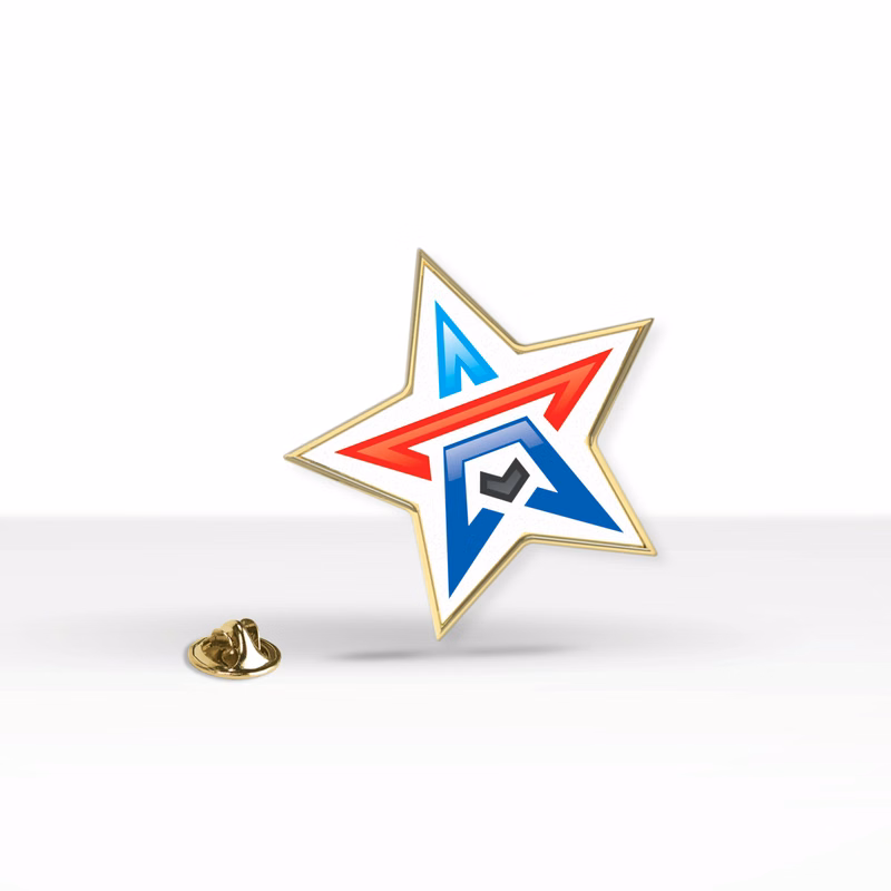Express Lapel Pin (1.25 in  Star)