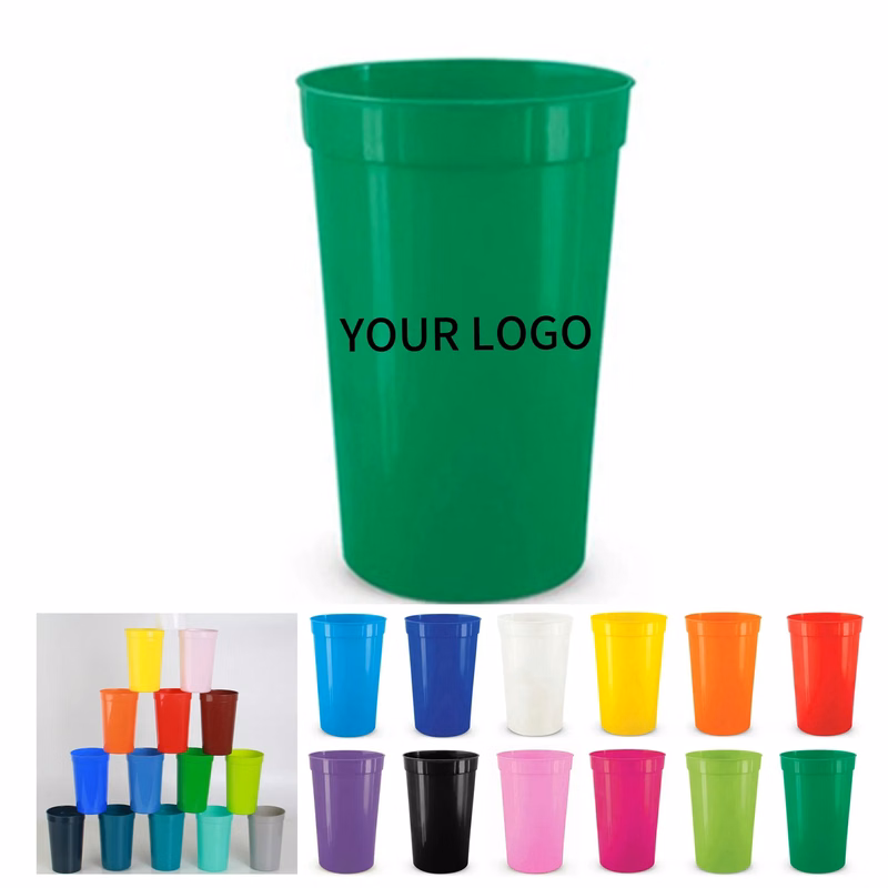 Reusable Stadium Cup 16oz Durable PP Plastic