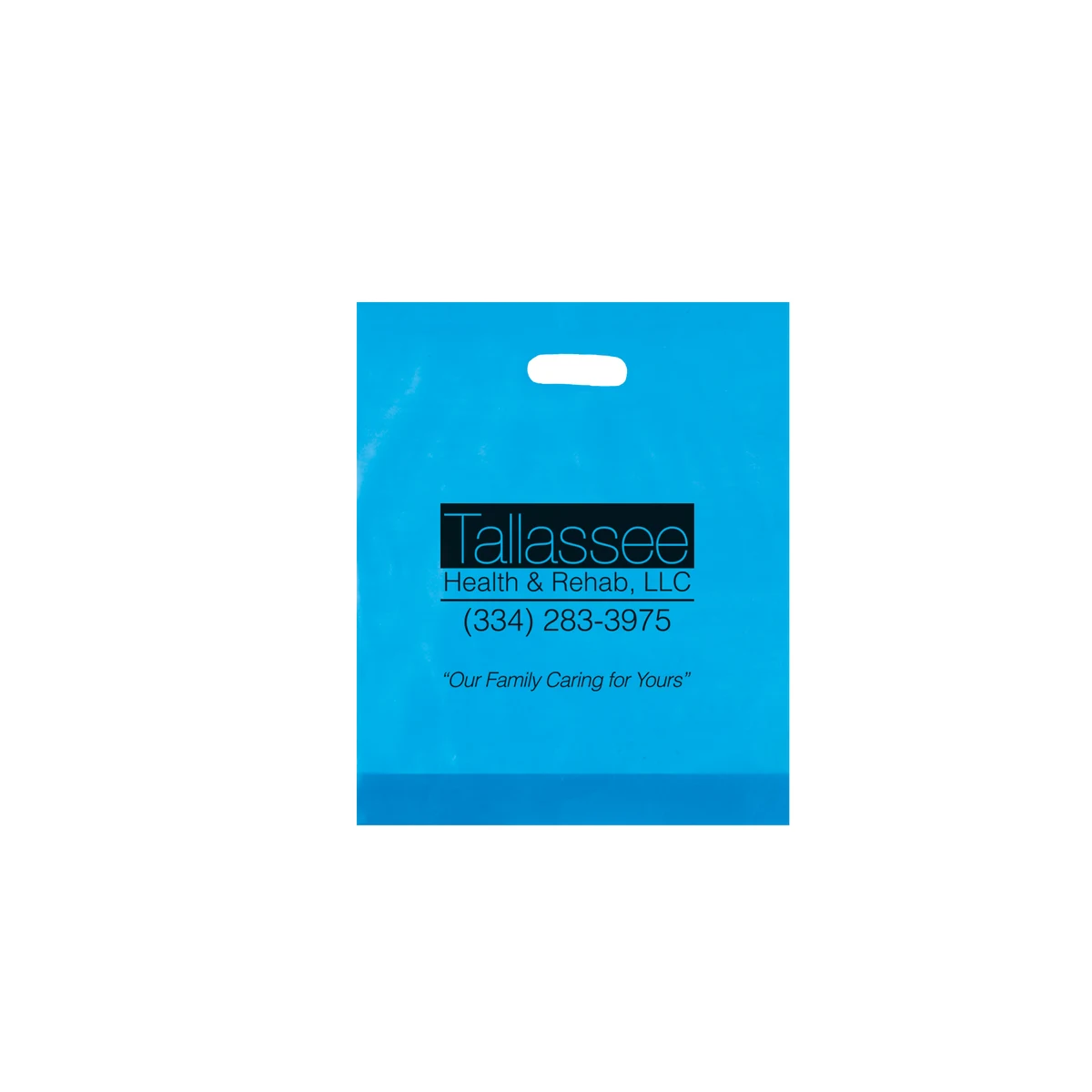 Non Reinforced HDPE Frosted Die Cut Bag 1
