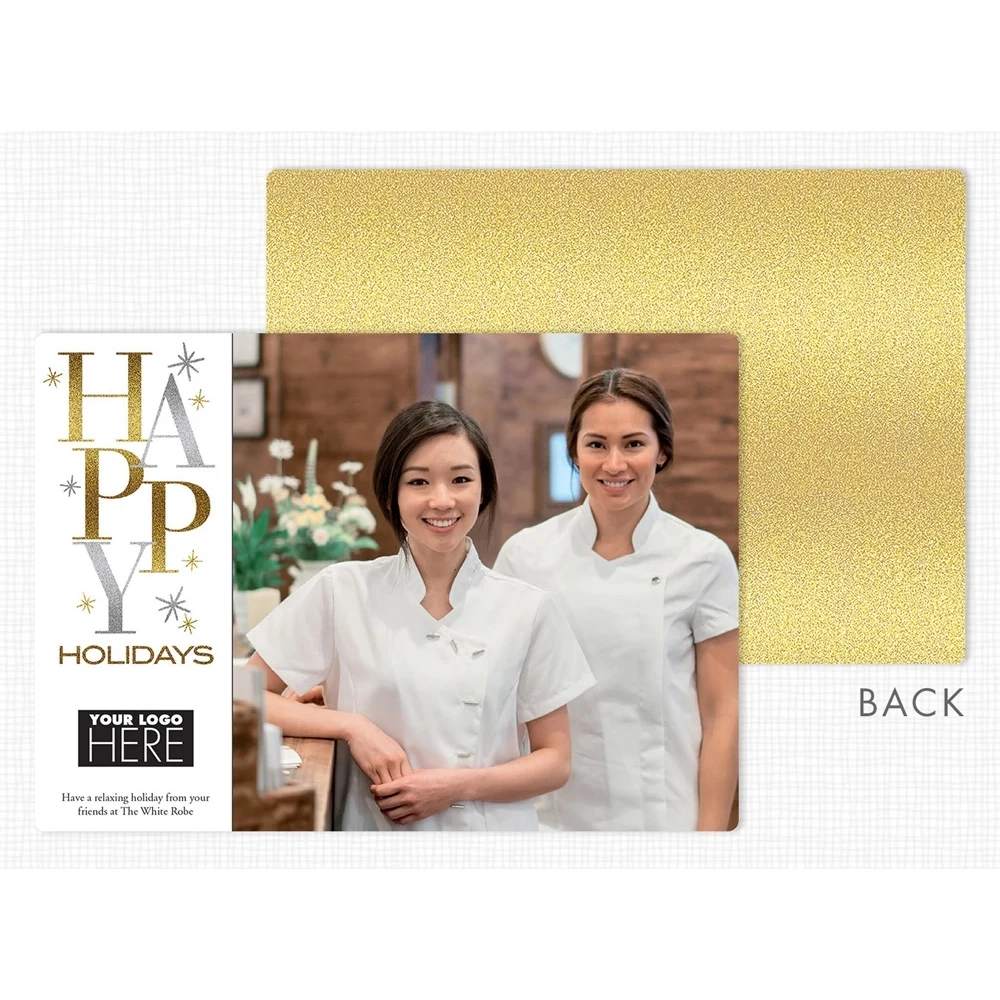 Stacked High Flat Holiday Photo Cards 1