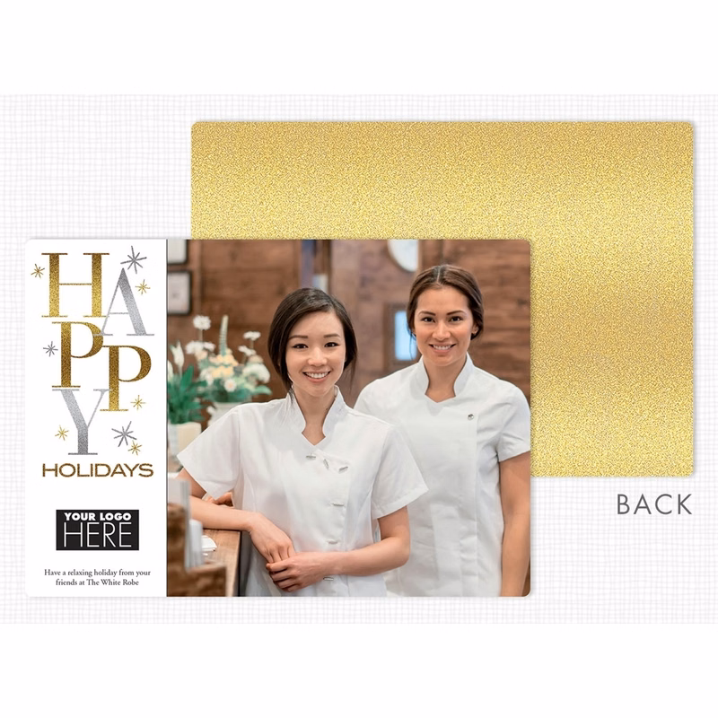 Stacked High Flat Holiday Photo Cards