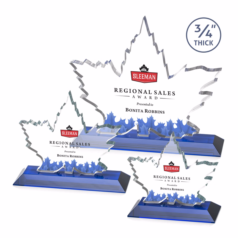 Maple Leaf VividPrint™ Award - Blue