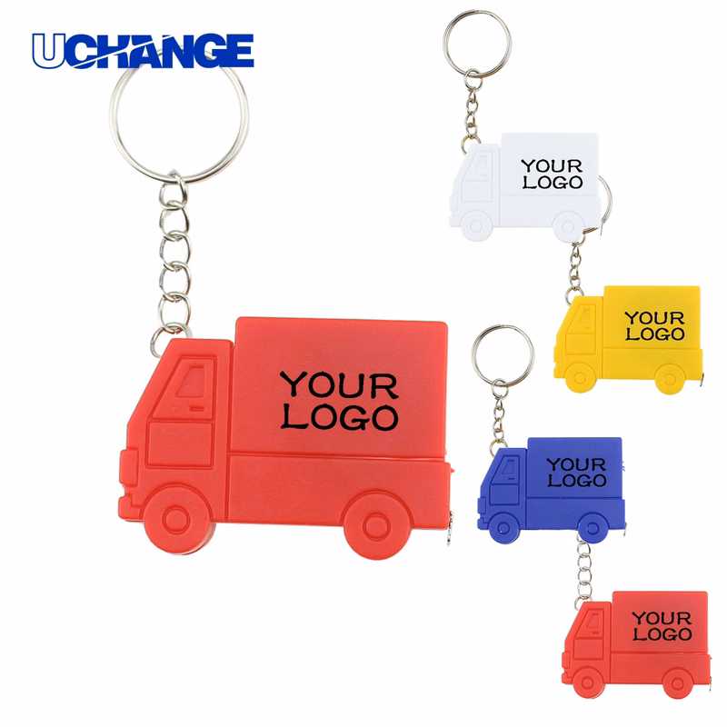 Truck-Shaped Retractable Tape Measure Keychain