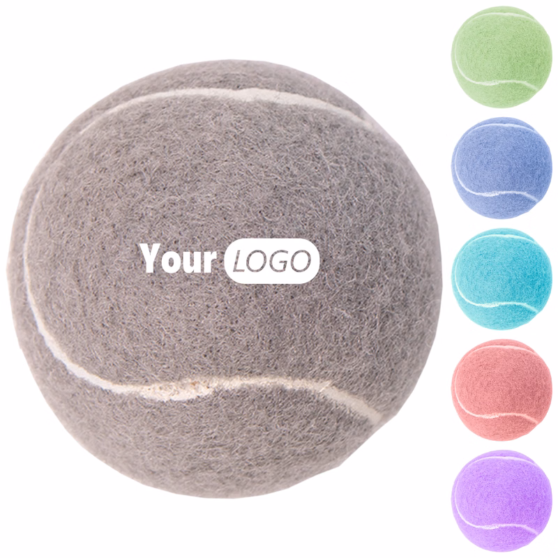 Rubber Bite Resistant Pet Solid Tennis Ball