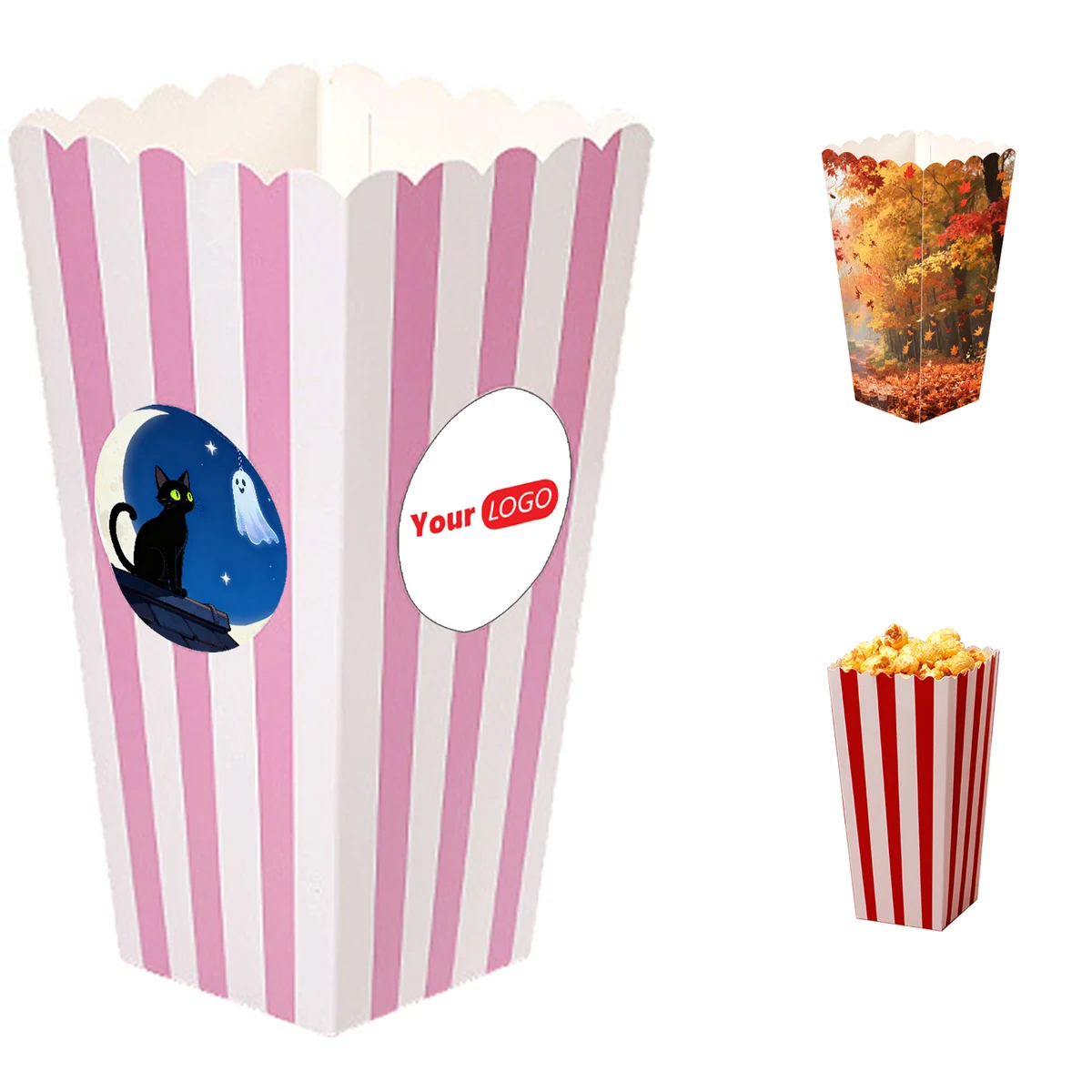 Personalized Full Color Printed Popcorn Container 1