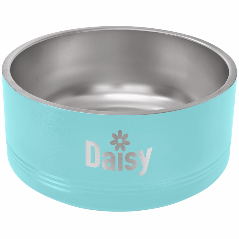 Polar Camel 64 oz. Large Teal Pet Bowl