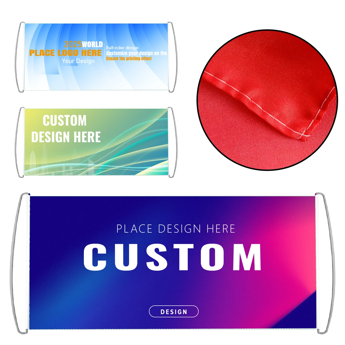 Custom Polyester Hand Flags 1