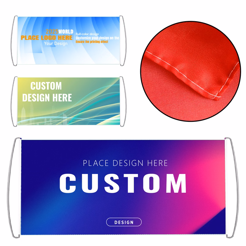 Custom Polyester Hand Flags